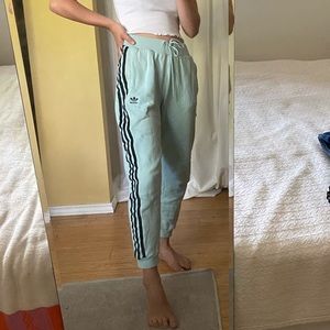 Adidas sweats size S - turquoise workout joggers